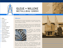 Tablet Screenshot of gleue-und-willeke.de